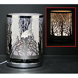 Forest Oval Touch Sensor Night Lamp