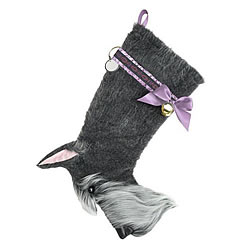 Schnauzer Christmas Stocking