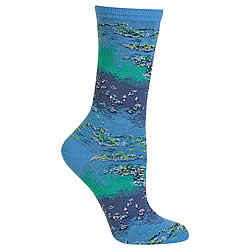 Monet Waterlilies Socks (Blue Shell) Monet Waterlilies Socks (Blue Shell)