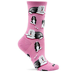 Dogs and Bones Socks (Pink)