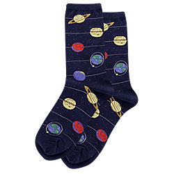 Solar System Socks (Navy)