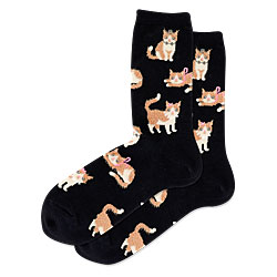 Fuzzy Cat Socks (Black)