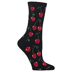 Cherries Socks (Black)