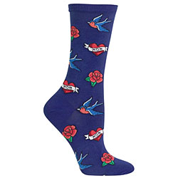 Tattoo Socks (Dark Blue)