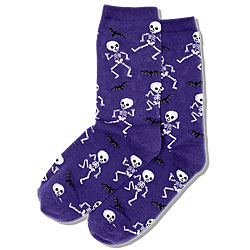 Dancing Skeletons Socks (Purple)