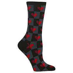 Half Hearts Socks (Black)