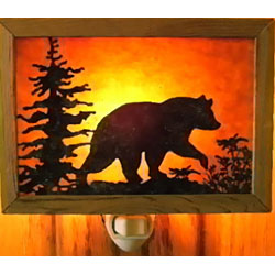 Bear Walking Night Light