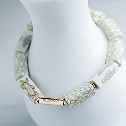 Linen Square Beaded Bracelet