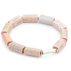 Bella Rosa Square Beaded Bracelet