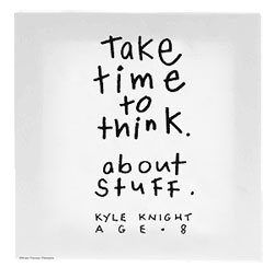 Take Time To Think Canvas Wall Art
