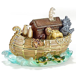 Noah's Ark Hinged Box