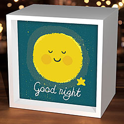 Good Night Nursery Moon Light Box