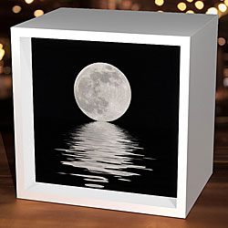 Moon Over The Water Light Box