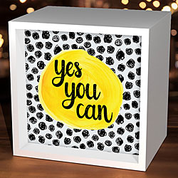 Yes You Can Polka Dots Light Box