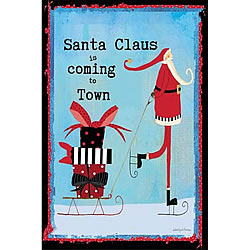 Santa Claus Mini Garden Flag