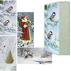 Woodland Christmas Collection Long Cards
