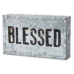 Blessed Metal Wall Art
