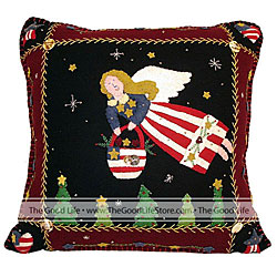 National Flag Angel Pillow