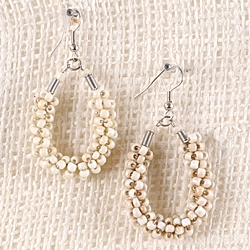 Loop Earrings (Cream)