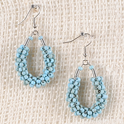 Loop Earrings (Turquoise)