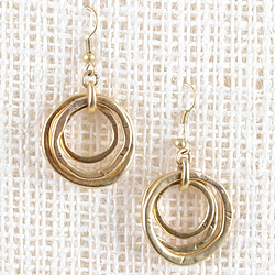 Sunburst Earrings (Gold)