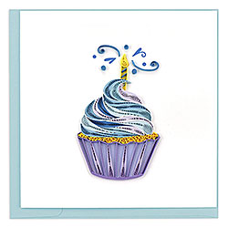 Cupcake And Candle Card
