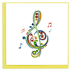 Treble Clef Card