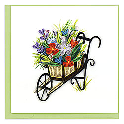 Wheelbarrow Garden Card
