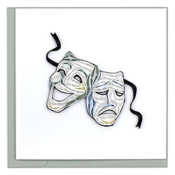 Theater Masks Card