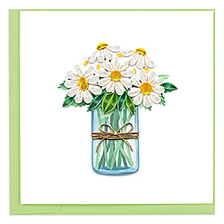 Jar Of Daiseis Card