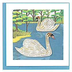 Two Swans Card