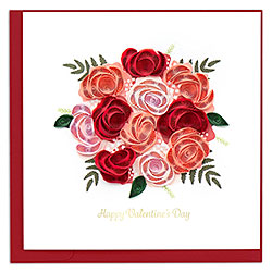 Valentine's Day Bouquet Card