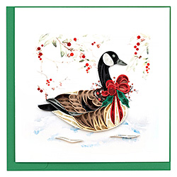 Christmas Goose Card
