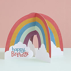 Rainbow Card (Happy Birthday)