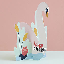 Swan Card (Happy Birthday)