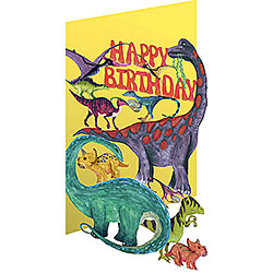 Dino Mighty Birthday Card