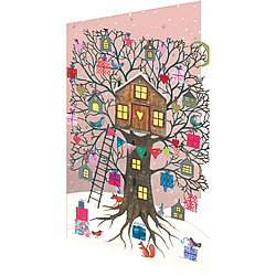 Christmas Tree House Card