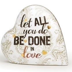 "Be Done In Love" Love Note Music Box Heart