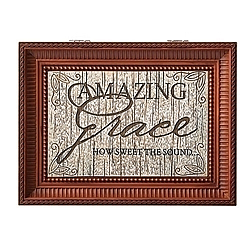 Amazing Grace Music Box (Brown)