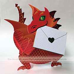 Flame Card (Dragon)