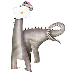 Dippy Card (Dinosaur)