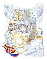Baby Boy in Crib Card