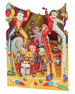 Big Top Clowns Card