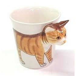 Tabby Cat Mug (Orange)