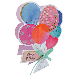 Birthday Balloons Card