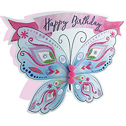 Birthday Butterfly Card