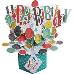 Birthday Balloons Card