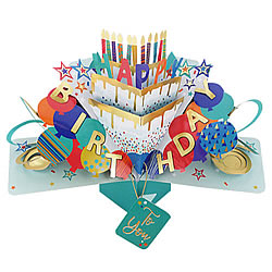 Birthday Cake & Candles Card