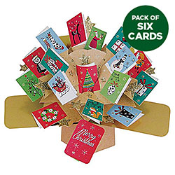 Mini Cards Christmas Card (6-PACK)