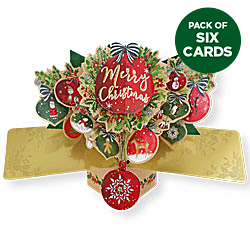Merry Christmas Ornaments (6-PACK)